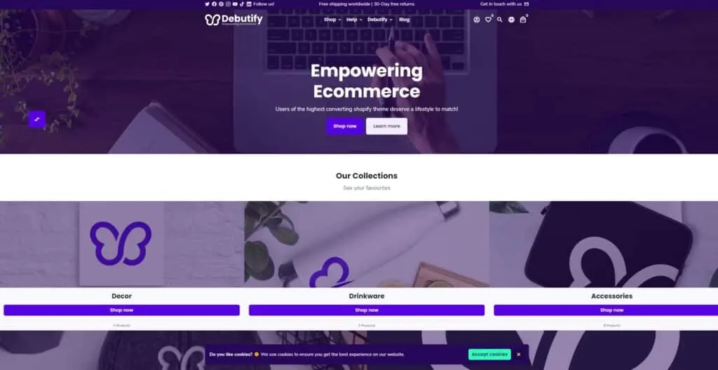 debutify demo